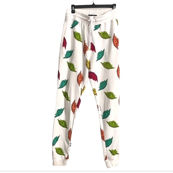 Civilized Premium Quality Bulls Cigar Smoking Bear White Jogger Set Size S - Picture 5 of 10